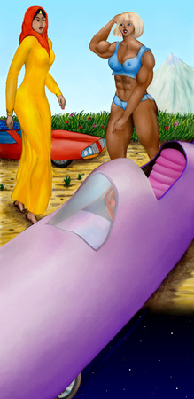 Watch out! Or you will end up on Earth!