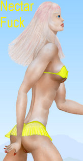 Nectar Fuck nails Xander with tight, fuckable body decorated in yellow skirt